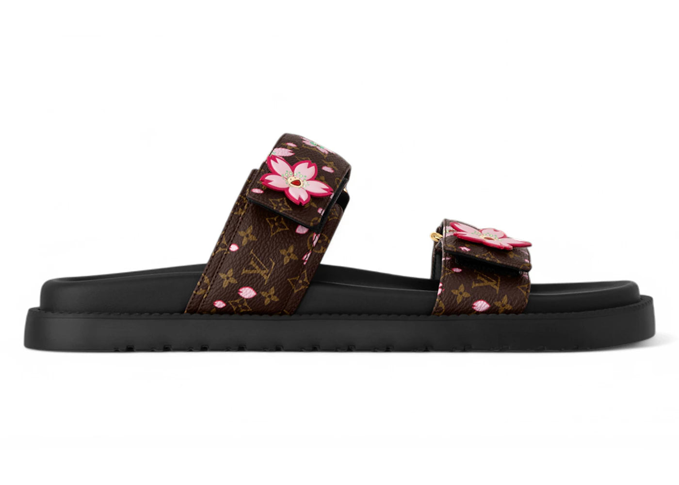 Louis Vuitton x Takashi Murakami LV Sunset Flat Comfort Mule Cherry Blossom Sakura Brown (Women's)
