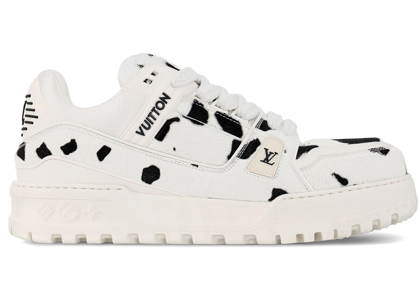 Louis Vuitton LV Trainer Maxi White Black Animal Print