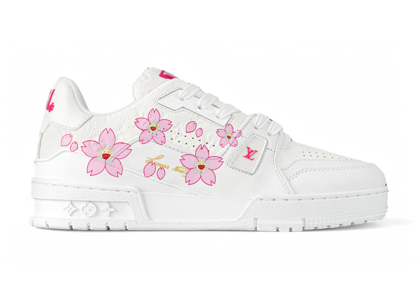 Louis Vuitton x Takashi Murakami LV Trainer Sneaker Cherry Blossom White (Women's)