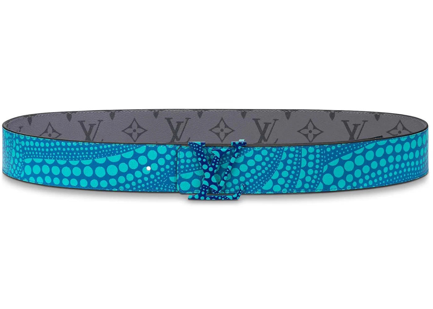 Louis Vuitton LV x YK Initiales 40MM Reversible Belt Pumpkin Print
