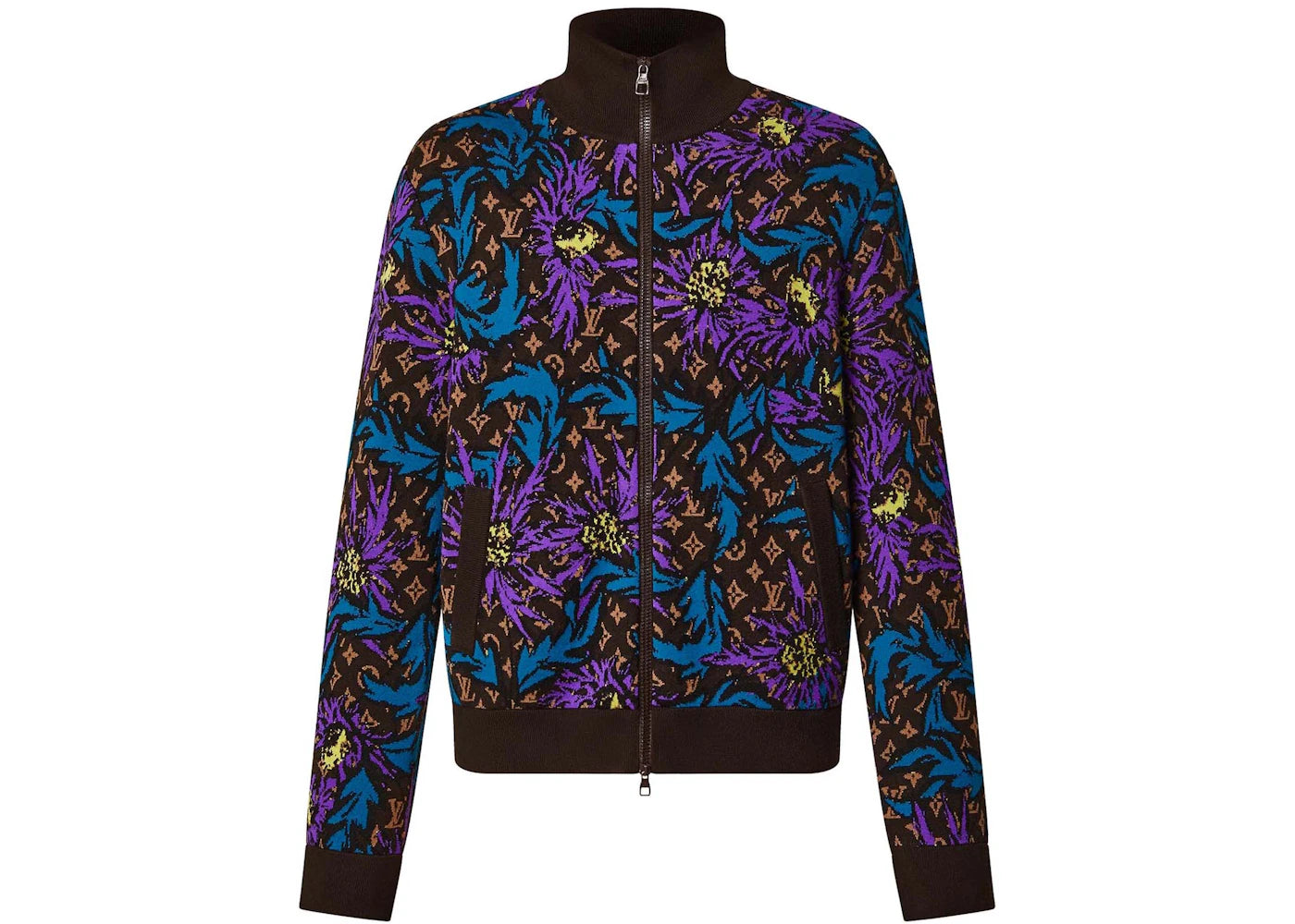 Louis Vuitton Monogram Thistle Zip-Through Jacket Multicolor