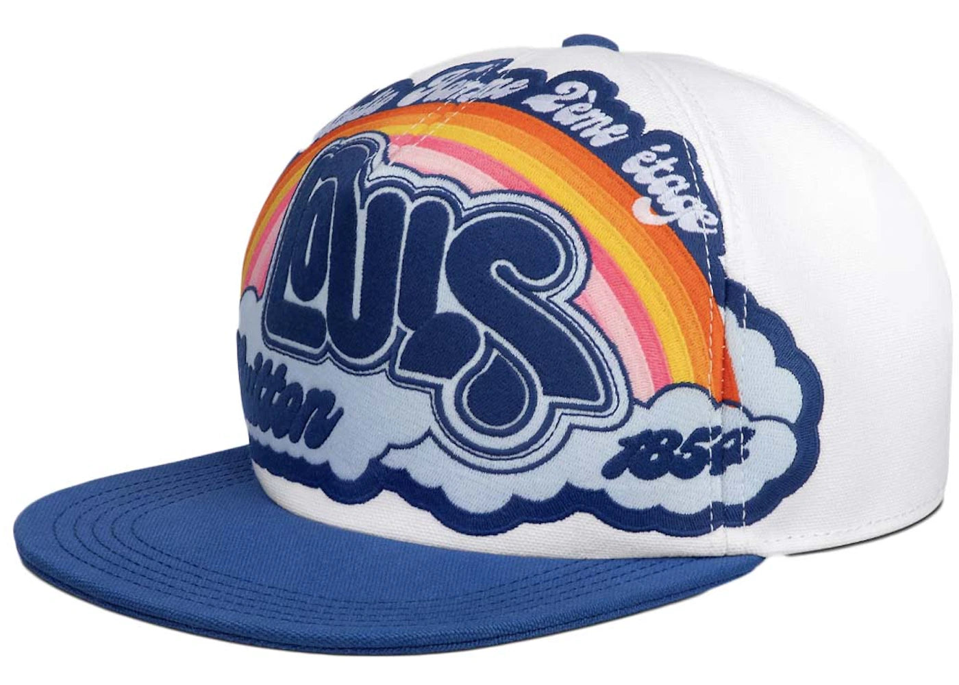 Louis Vuitton Rainbow Cap White