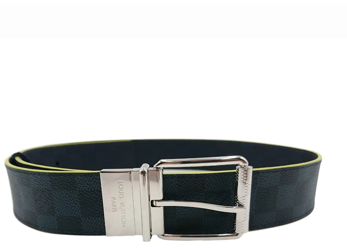 Louis Vuitton Reversible Belt Damier Cobalt/Infini America's Cup 40MM Yellow