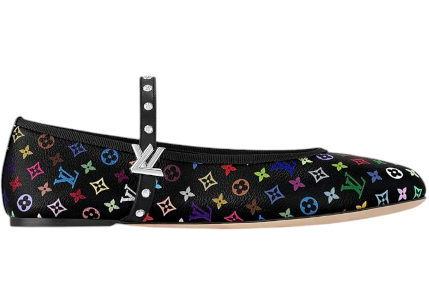 Louis Vuitton Romy Flat Ballerina Takashi Murakami Black (Women's)