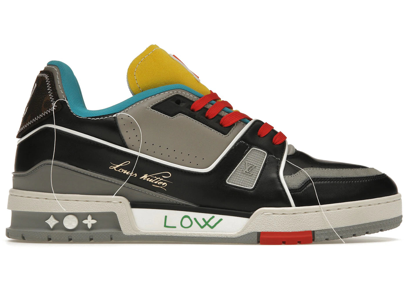 Louis Vuitton Trainer Black Multi Limited Edition