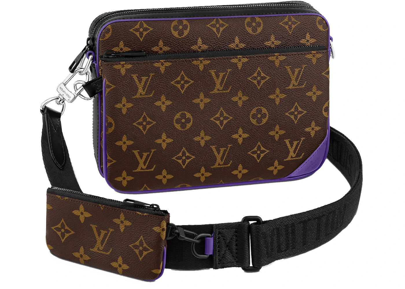 Louis Vuitton Trio Messenger Monogram Macassar Brown/Purple
