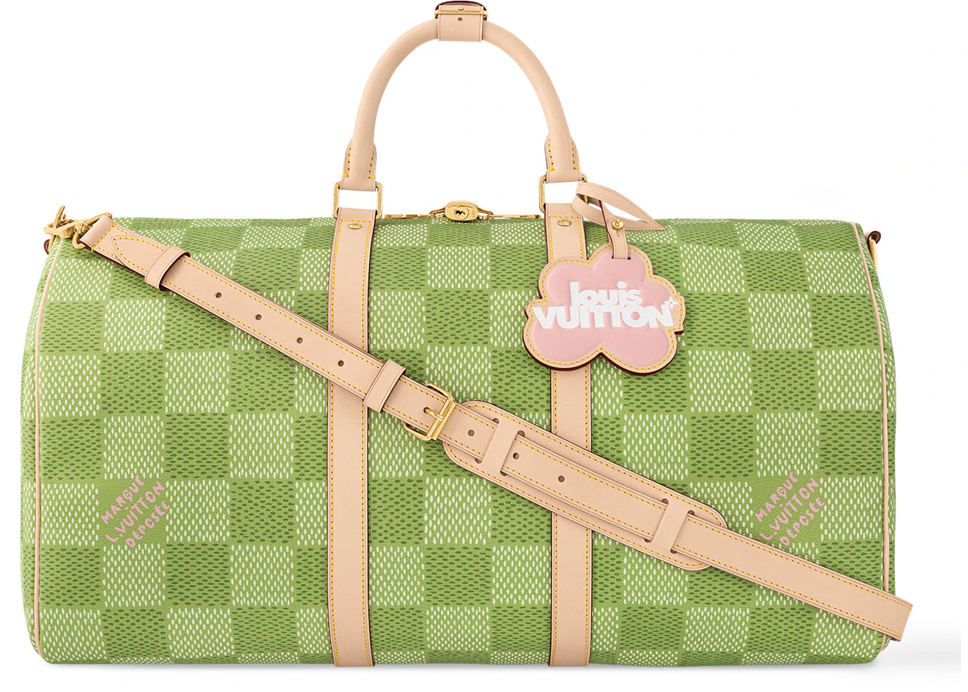 Louis Vuitton by Tyler, the Creator Keepall Bandouliere 50 Green Damier Golf