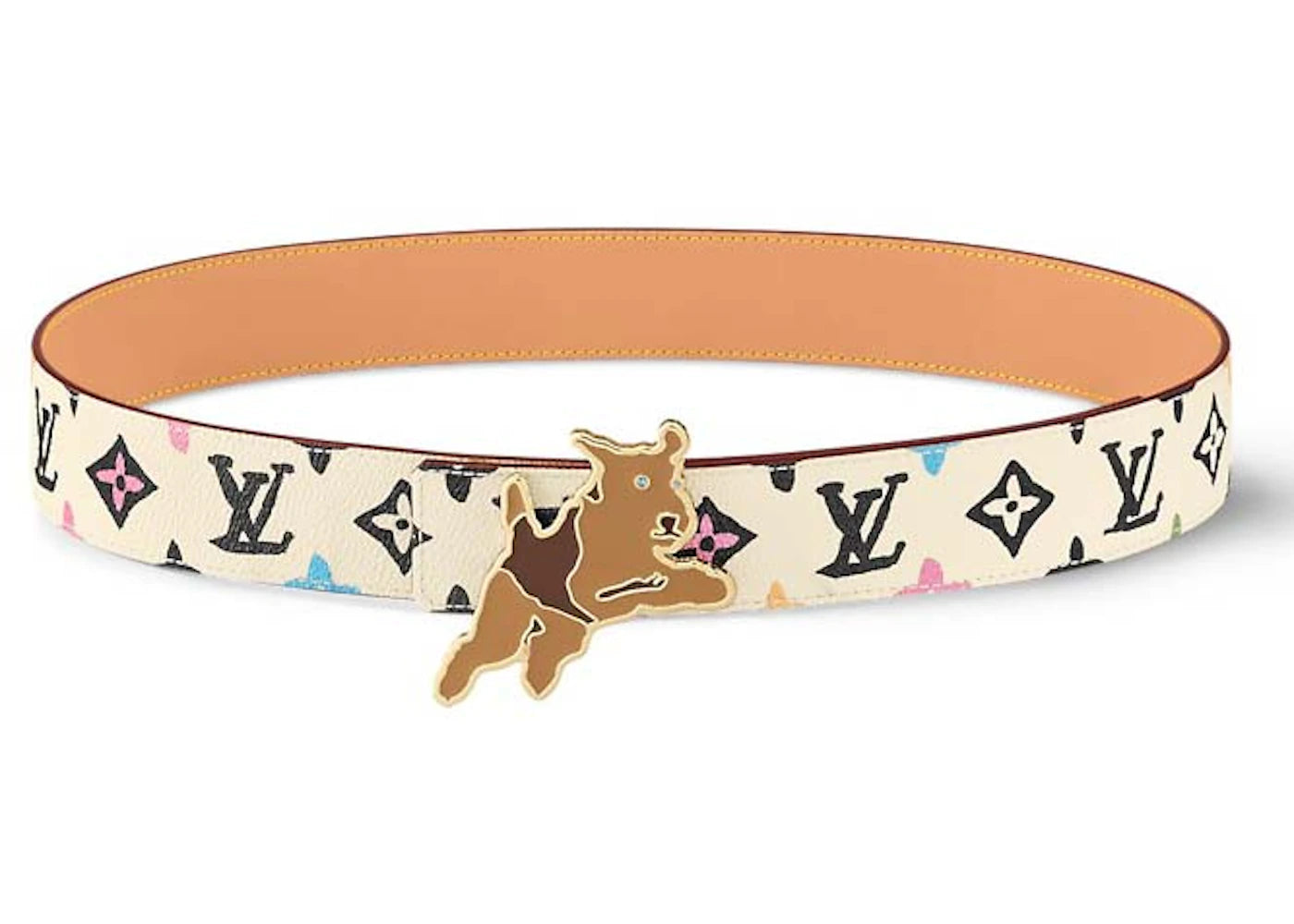 Louis Vuitton by Tyler, the Creator Monogram Craggy 40mm Reversible Belt Vanilla Craggy Monogram