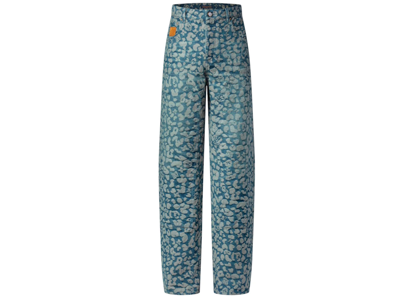 Louis Vuitton x Nigo Jacquard Workwear Denim Pants Light Blue