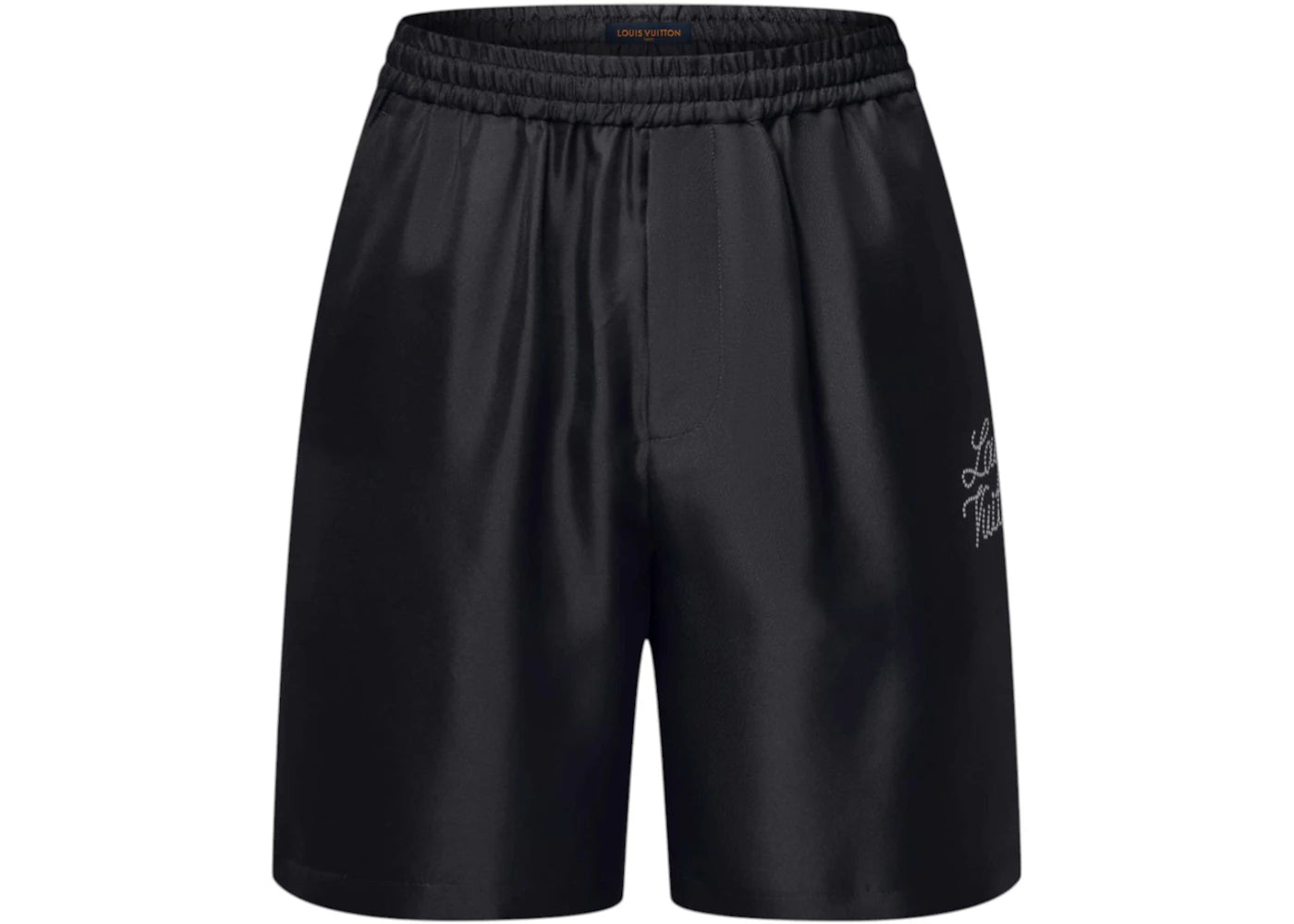 Louis Vuitton x Nigo Printed Signature Silk Shorts Black