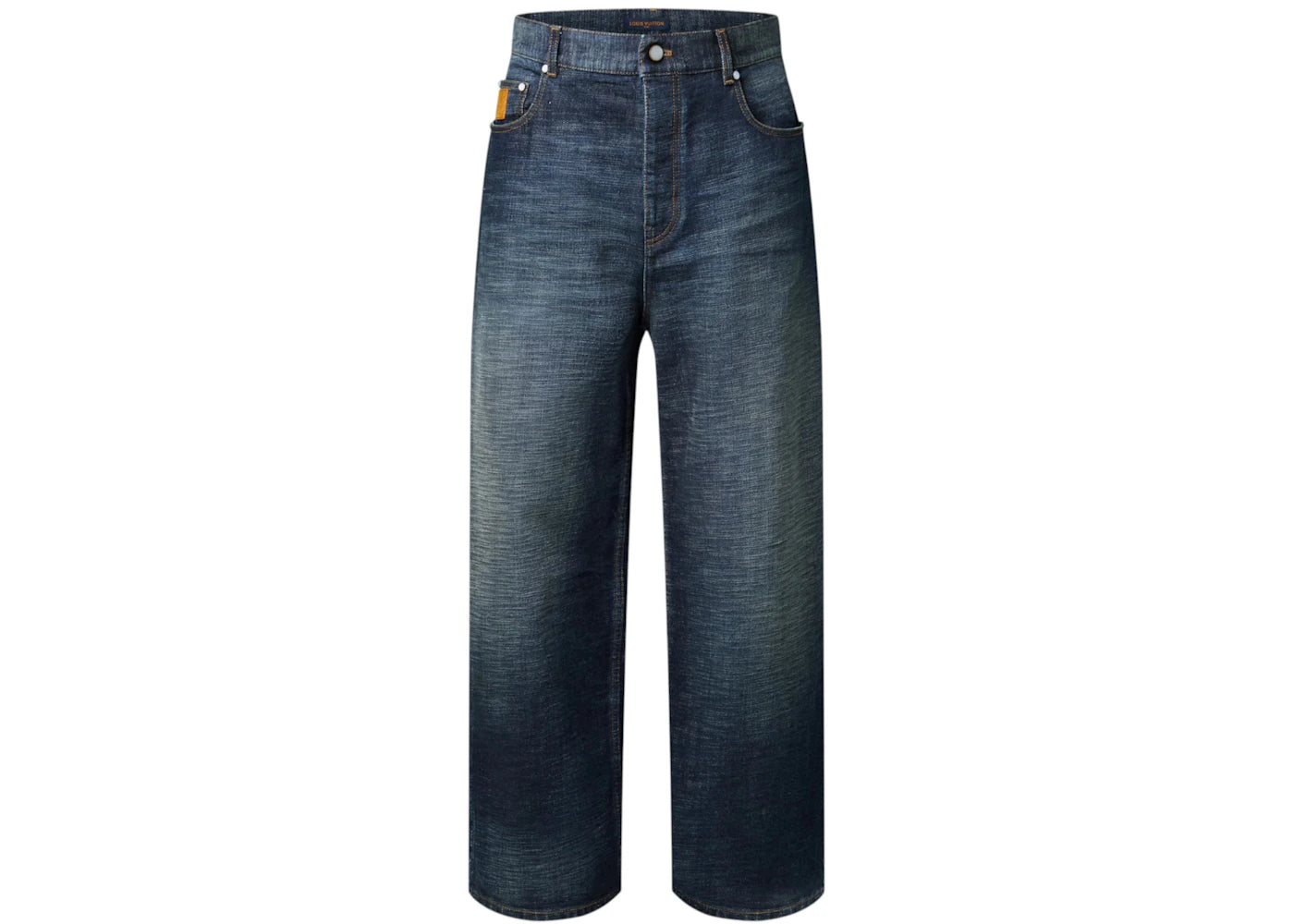Louis Vuitton x Nigo Wide Leg Denim Pants Indigo