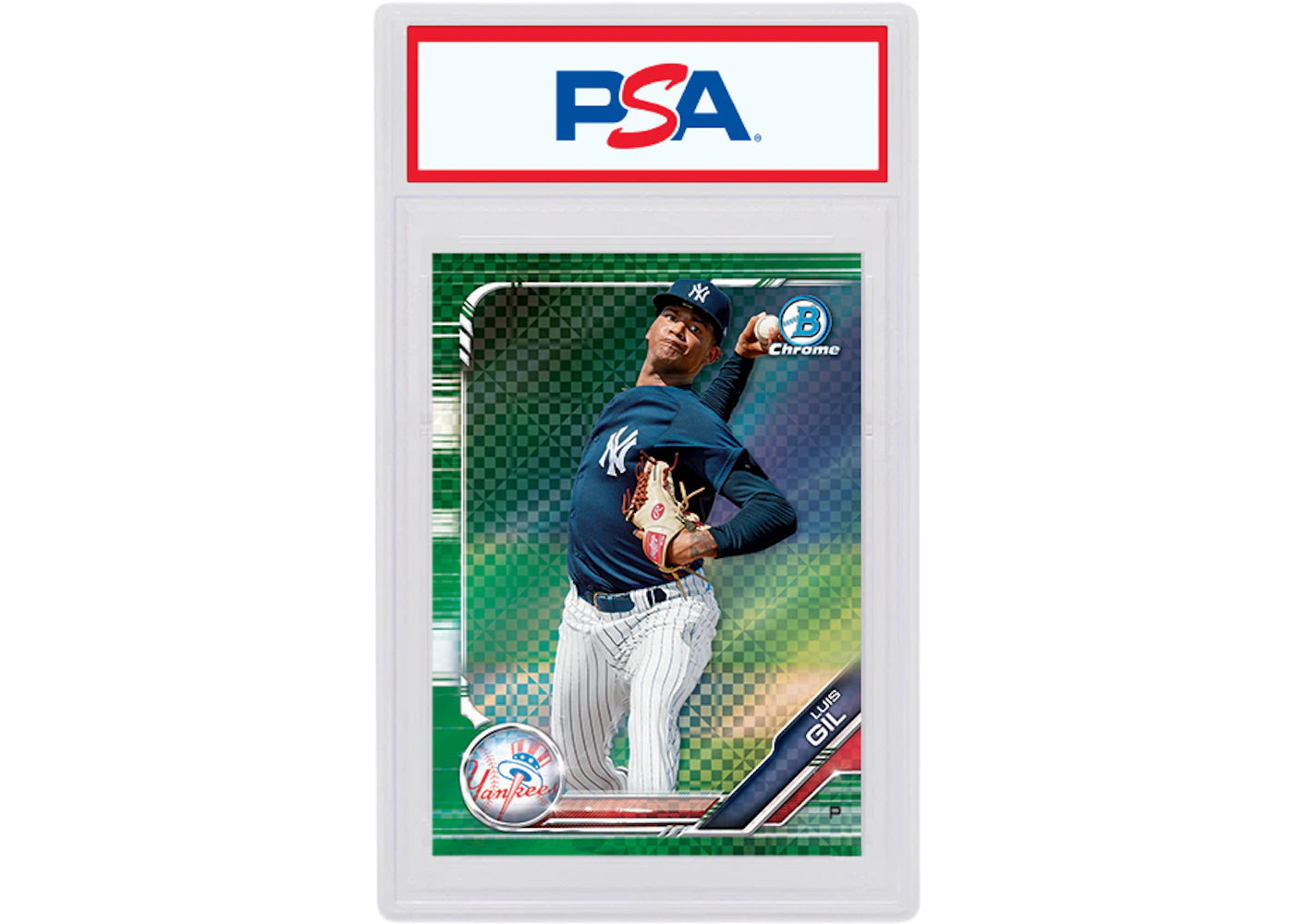 Luis Gil 2019 Bowman Chrome X Green X-Fractor /31 BCP-218 (PSA or BGS Graded)
