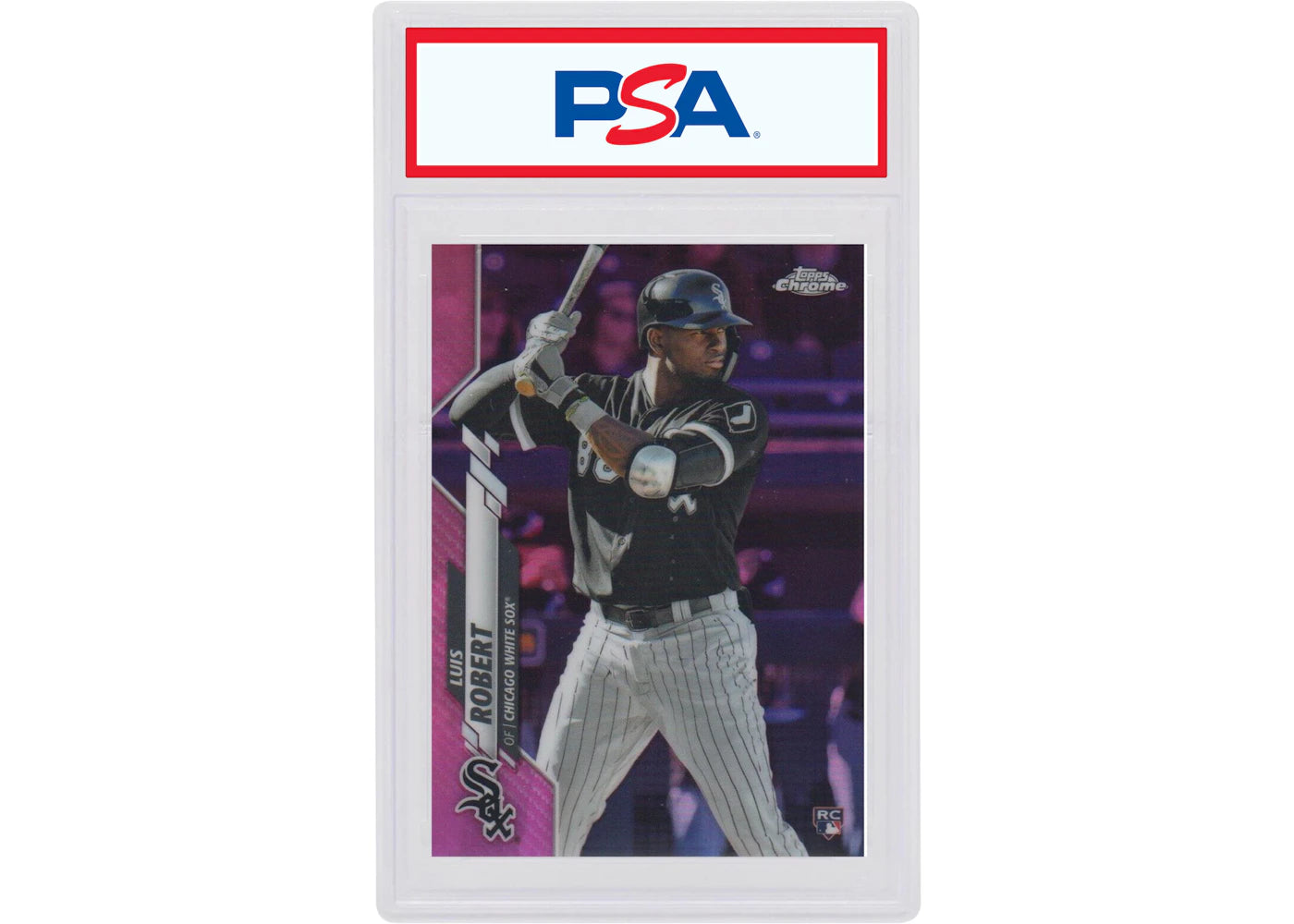 Luis Robert 2020 Topps Chrome Rookie Pink #60 (PSA or BGS Graded)