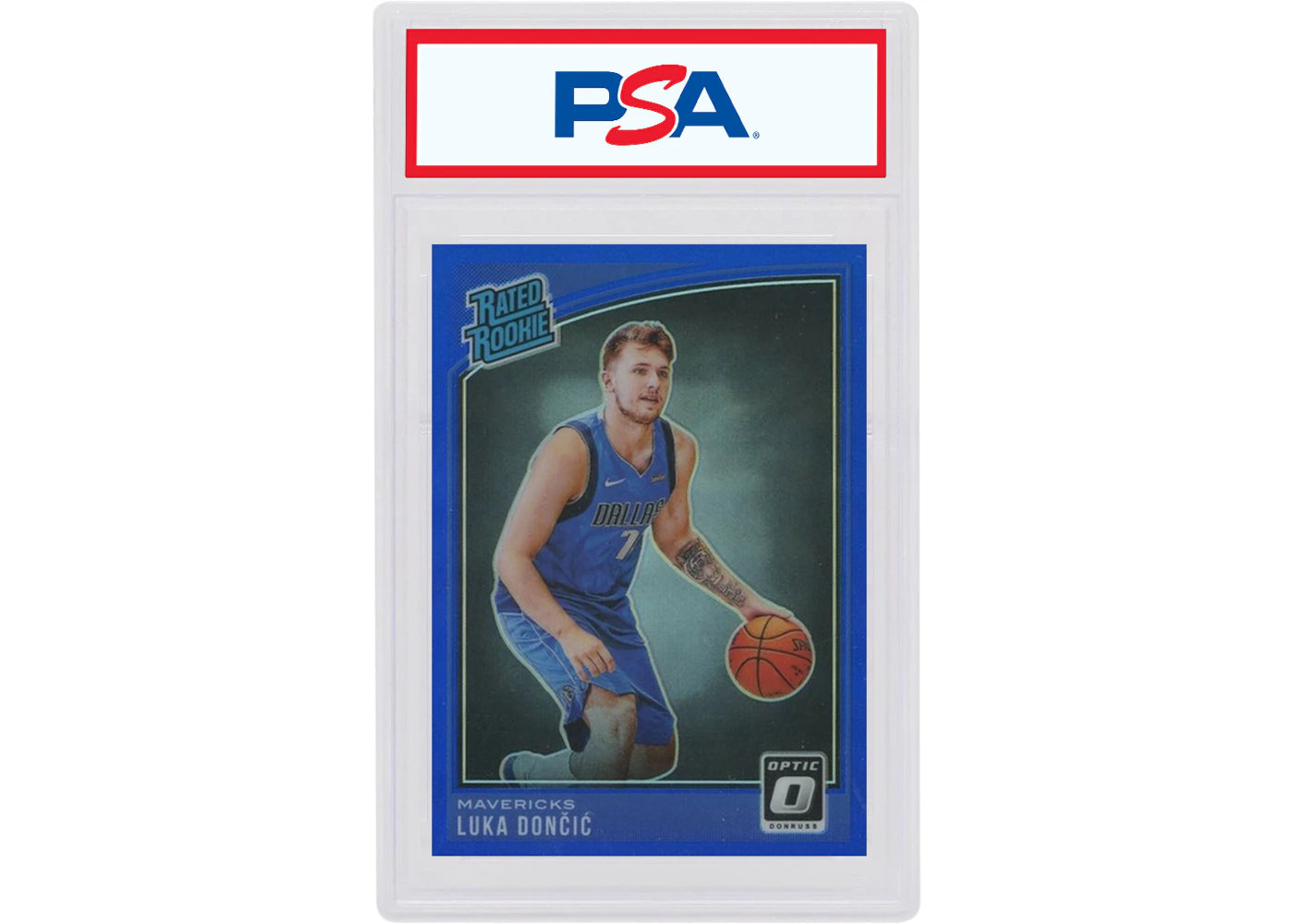 Luka Doncic 2018 Donruss Optic Rookie Blue /49 #177 (PSA or BGS Graded)