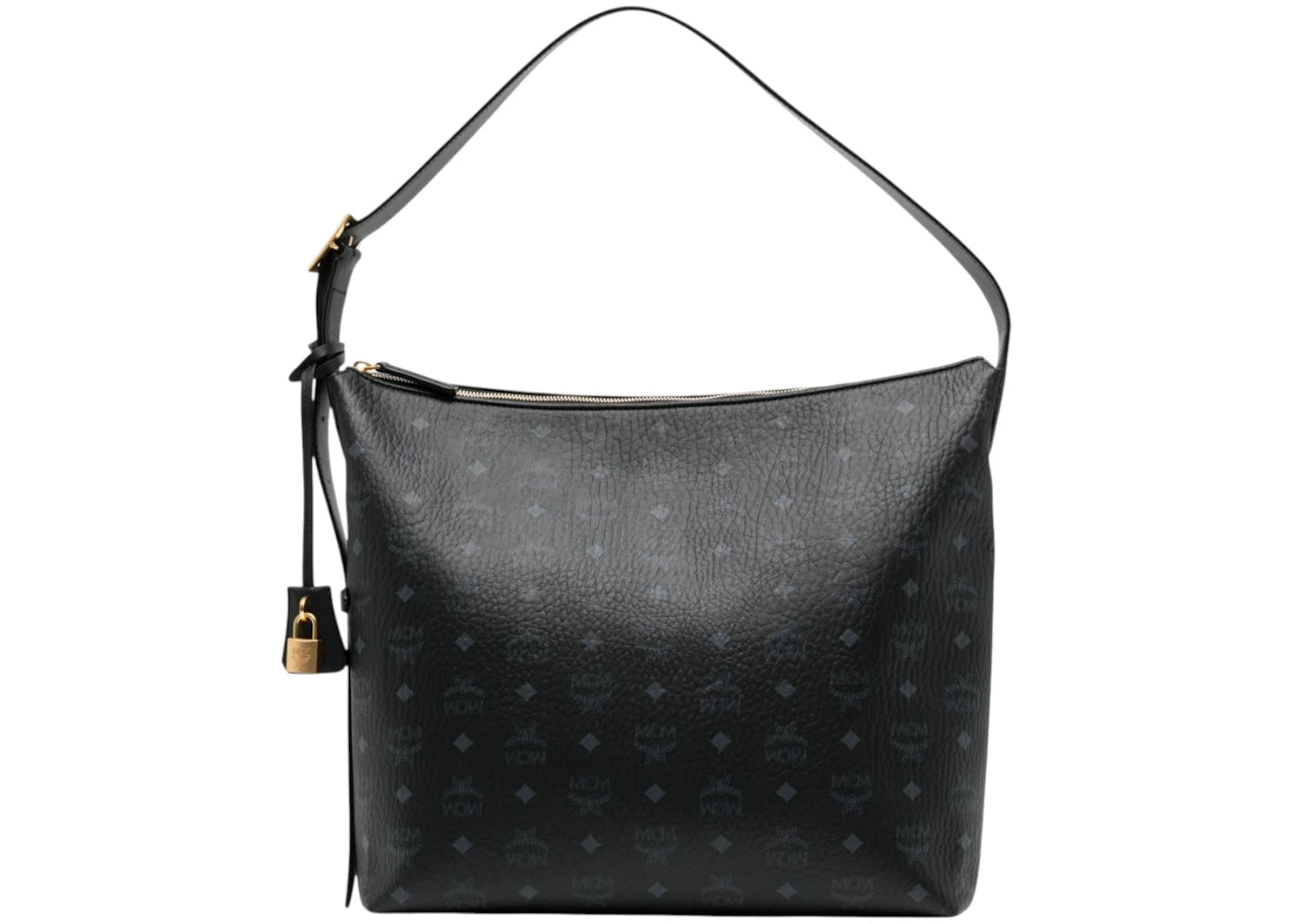 MCM Aren Vi Hobo Large Bag Black