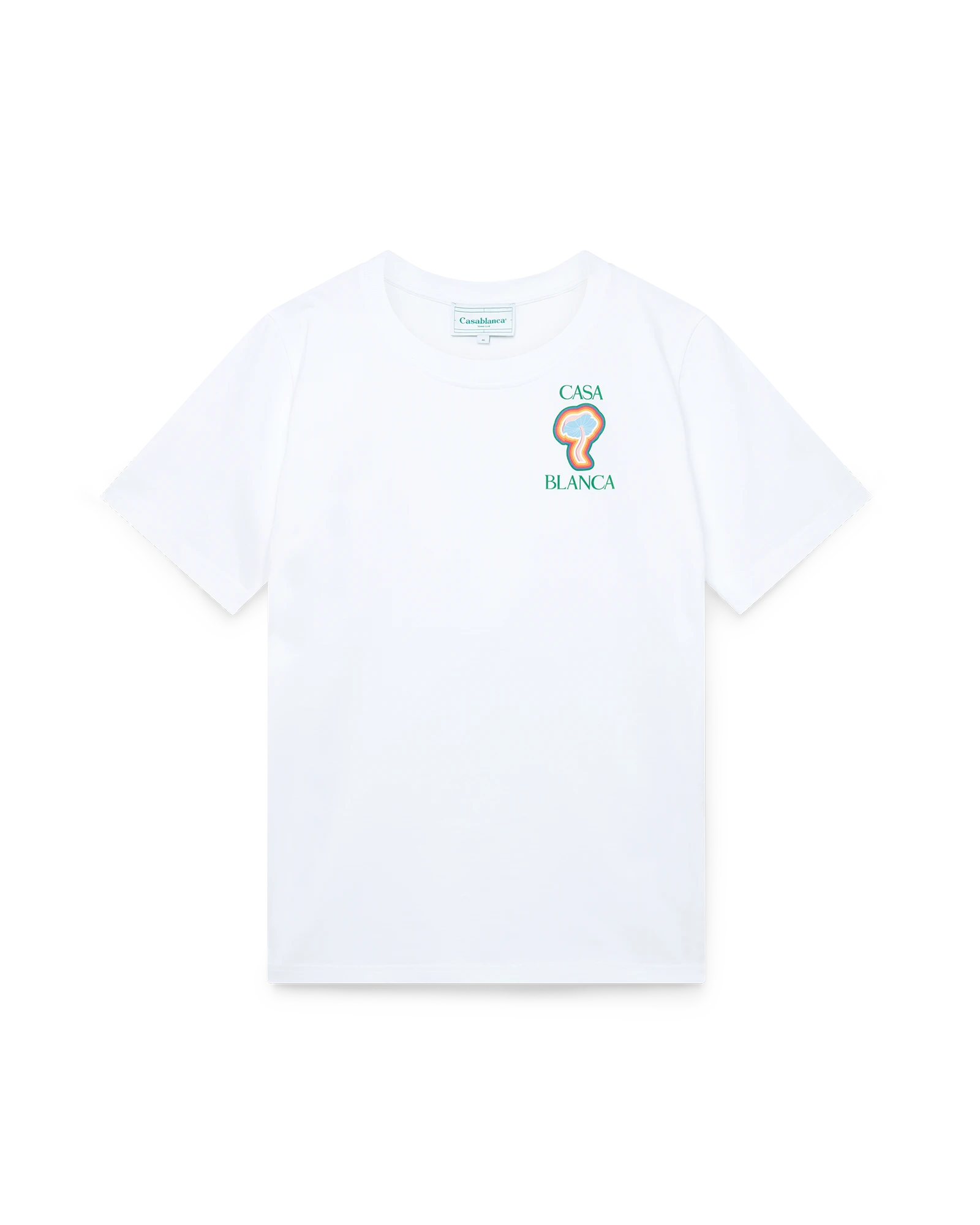 Casablanca Rainbow Mushroom T-Shirt White