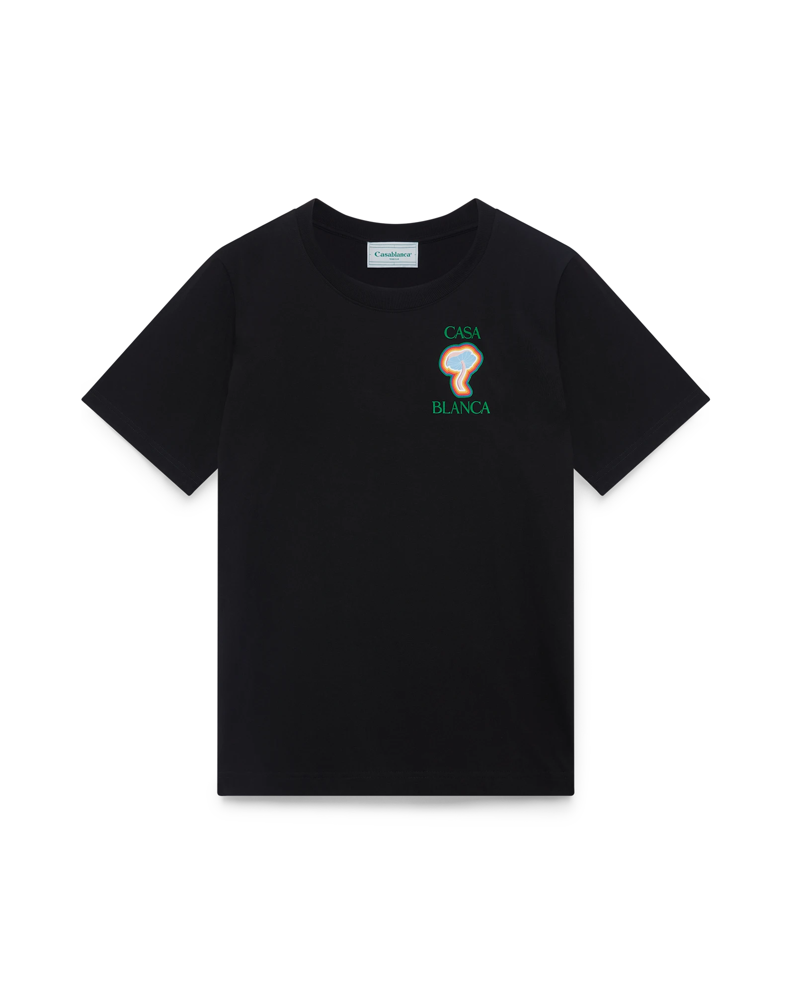 Casablanca Rainbow Mushroom T-Shirt Black