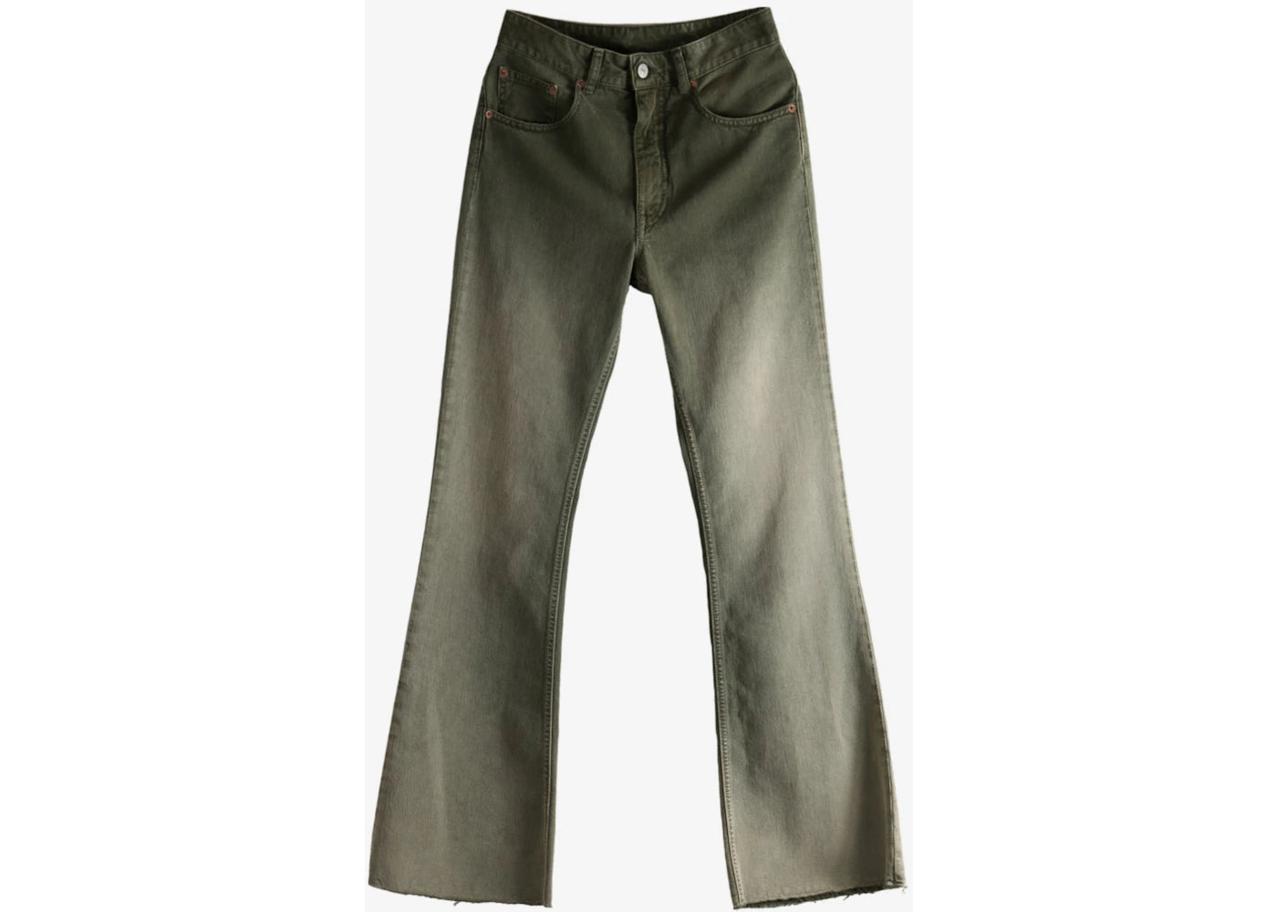 MM6 5 Pocket Pants Green