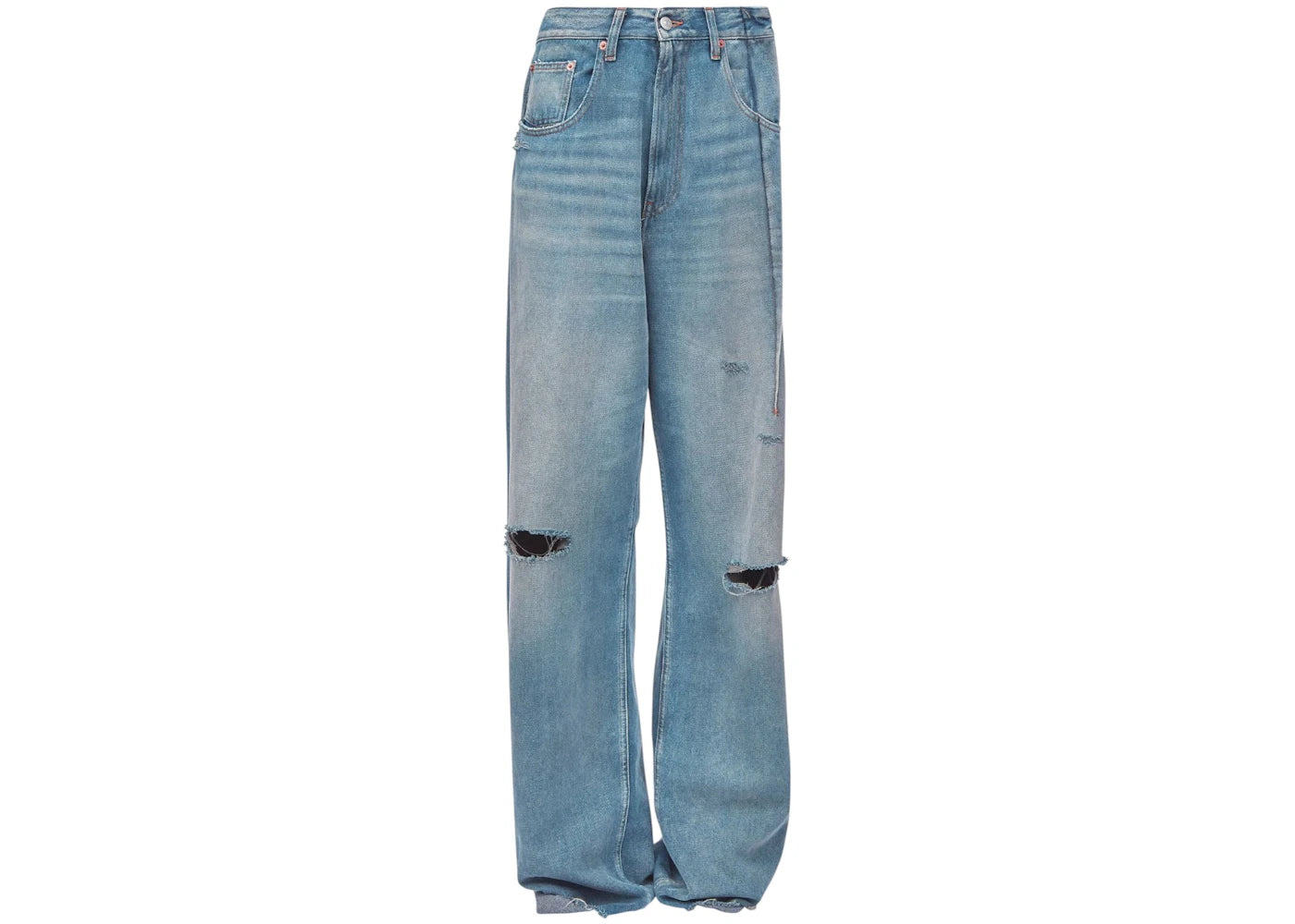 MM6 Distressed Jeans Grey Blue
