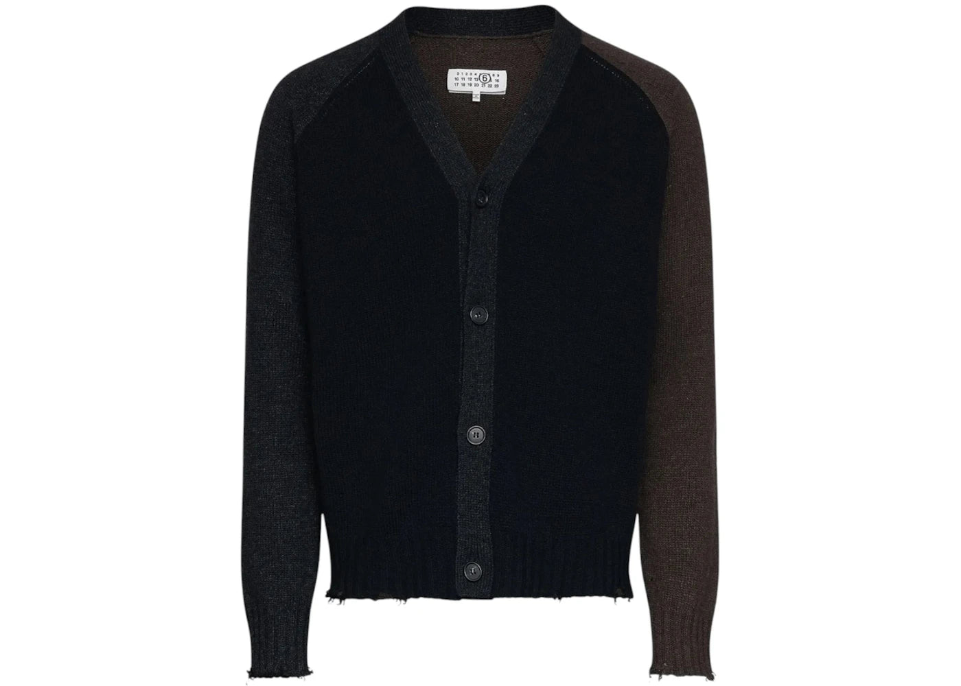 MM6 V-Neck Cardigan Color Block