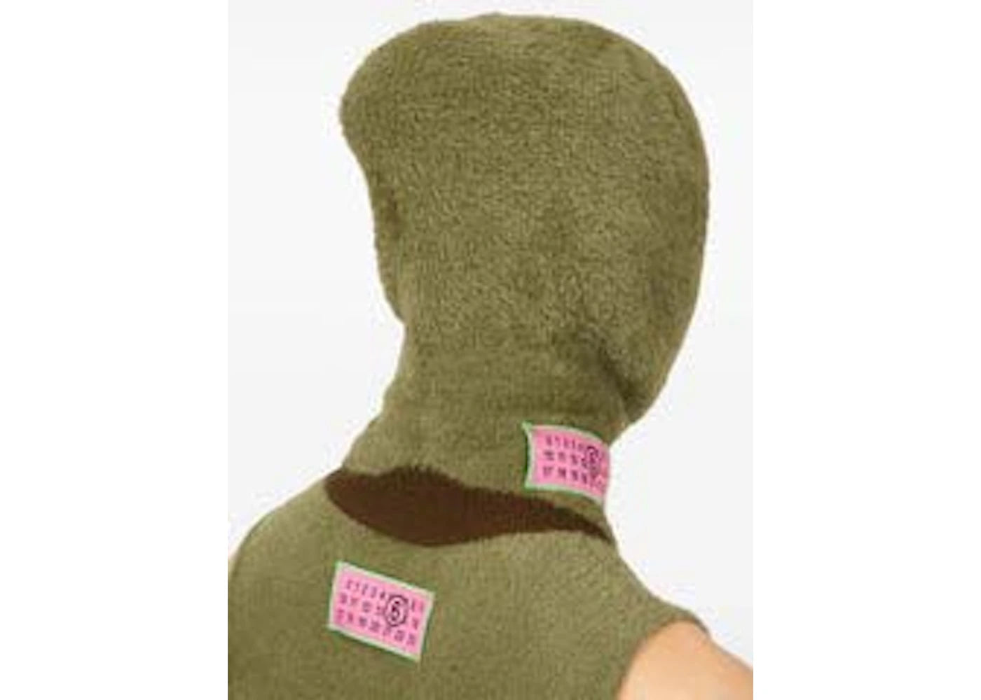 MM6 Wool Blend Balaclava Moss