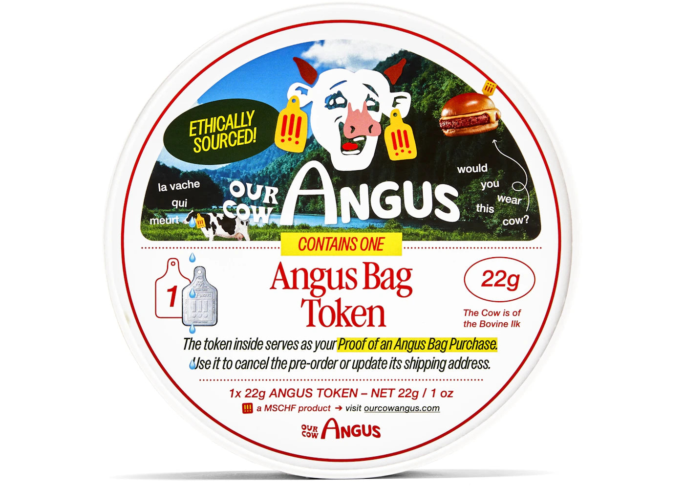 MSCHF "Our Cow Angus" Bag Token