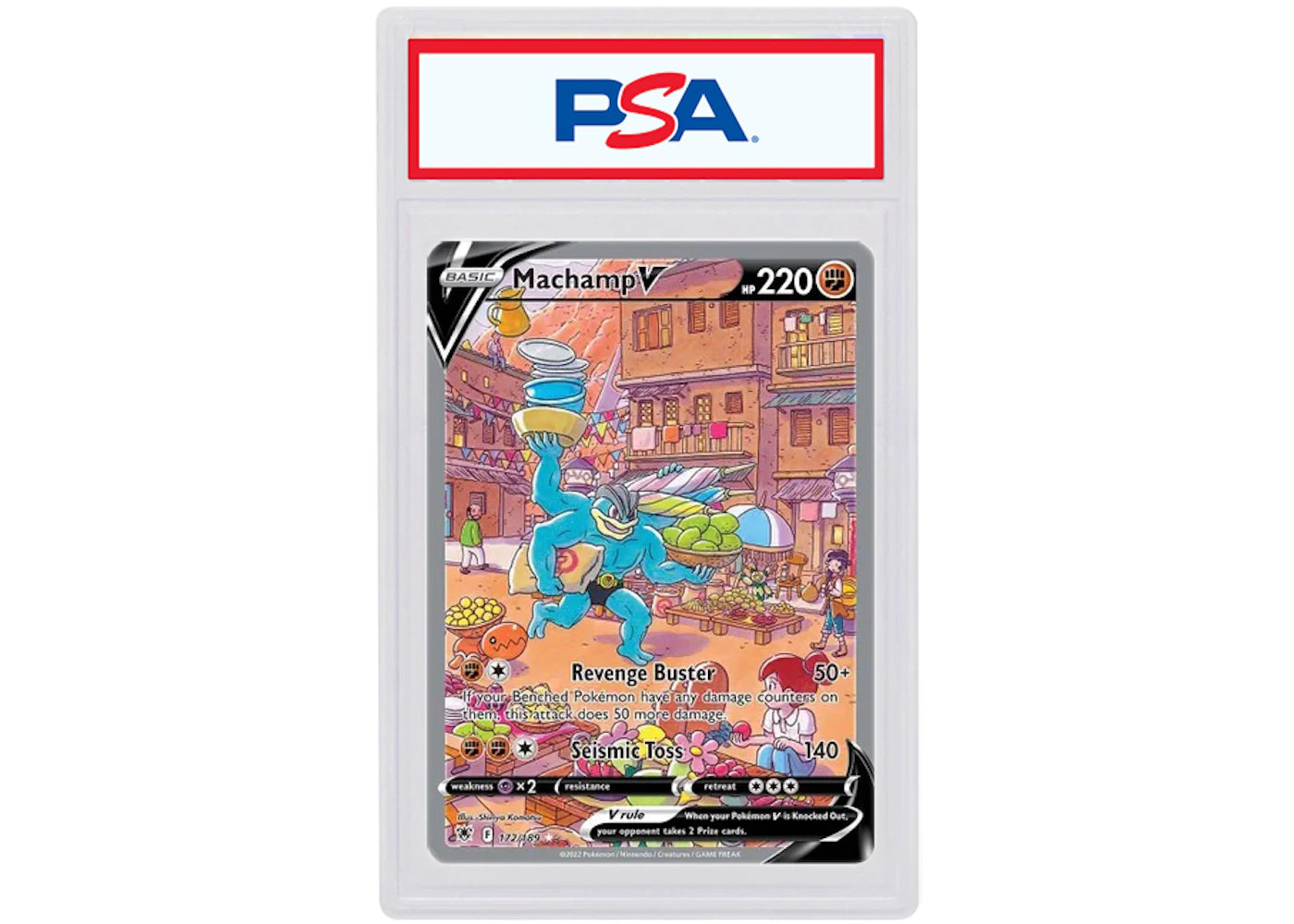 Machamp V 2022 Pokémon TCG Sword & Shield Astral Radiance Alternate Full Art #172 (PSA or BGS Graded)
