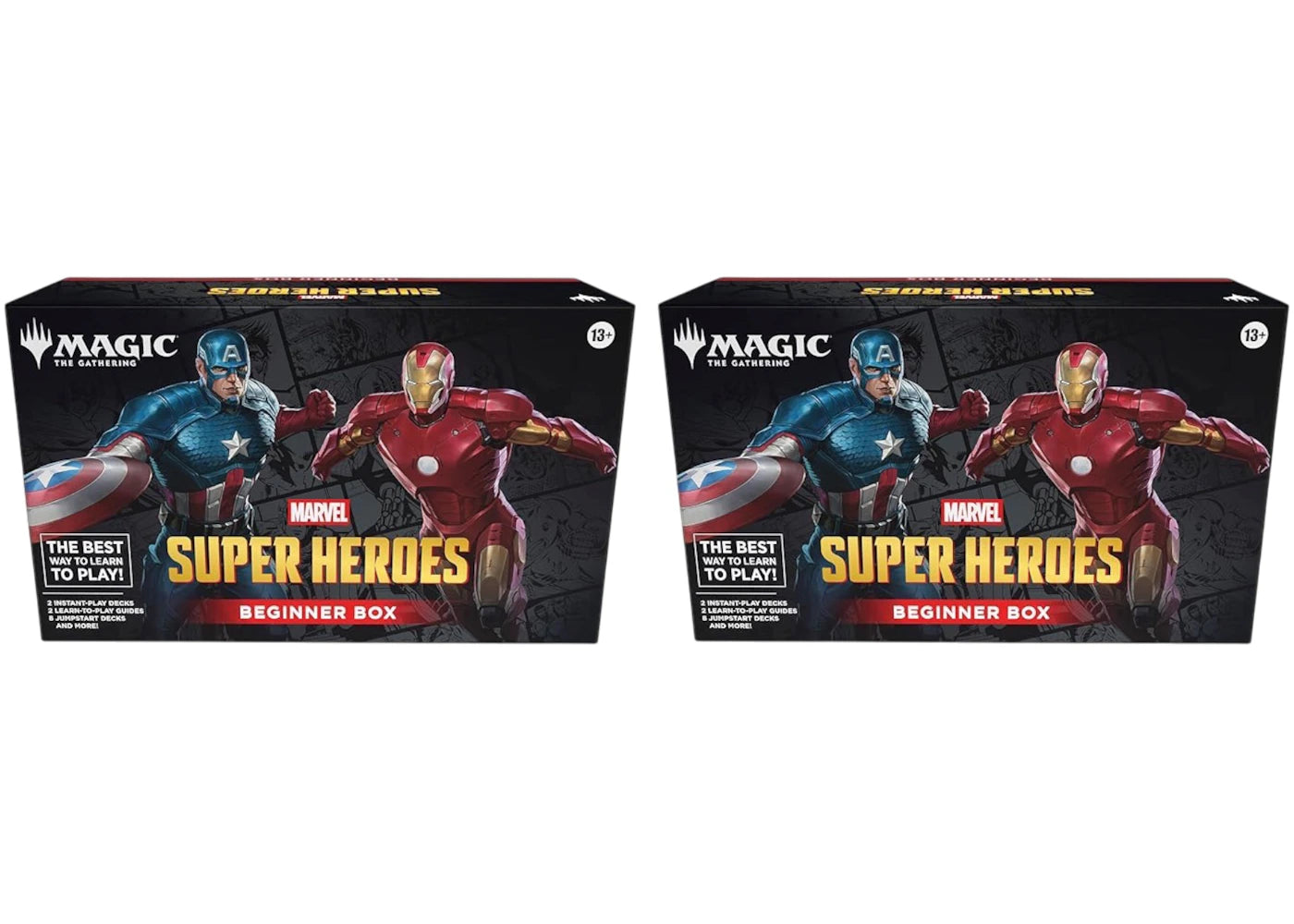 Magic: The Gathering Marvel Super Heroes Beginnger Box 2x Lot