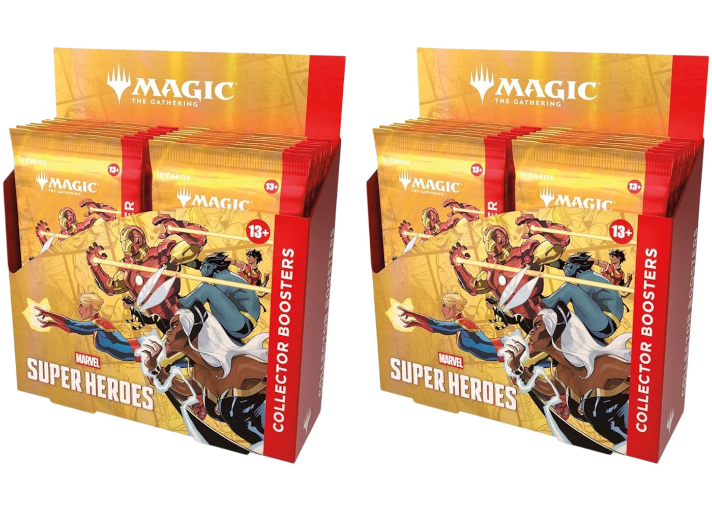 Magic: The Gathering Marvel Super Heroes Collector Boosters 2x Lot