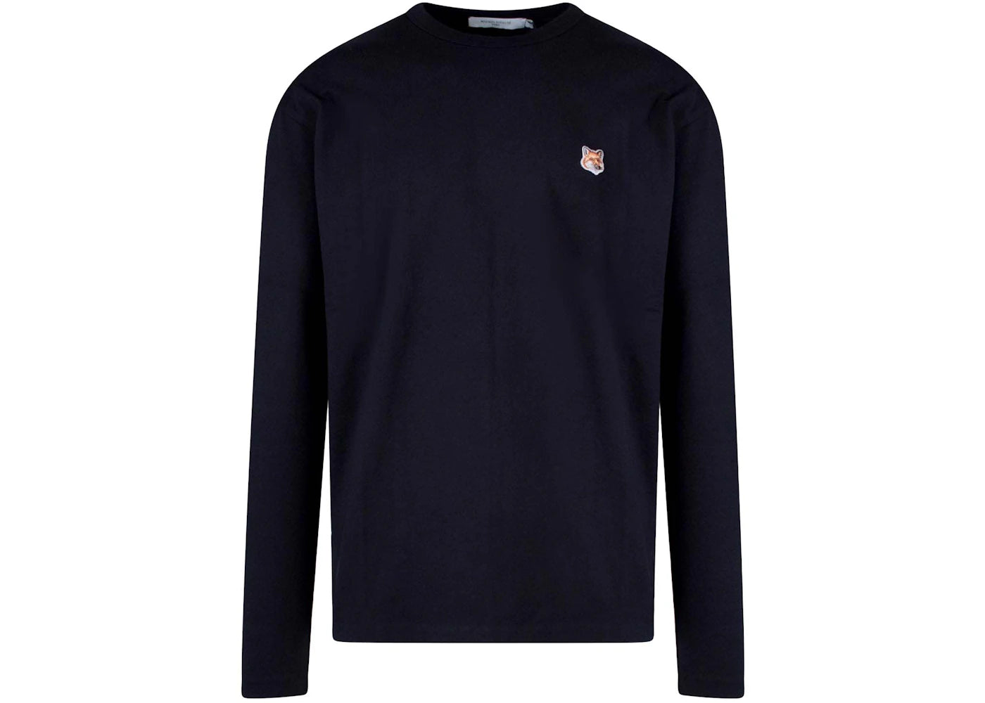 Maison Kitsune Man Cotton Iconic Patch T-Shirt Black