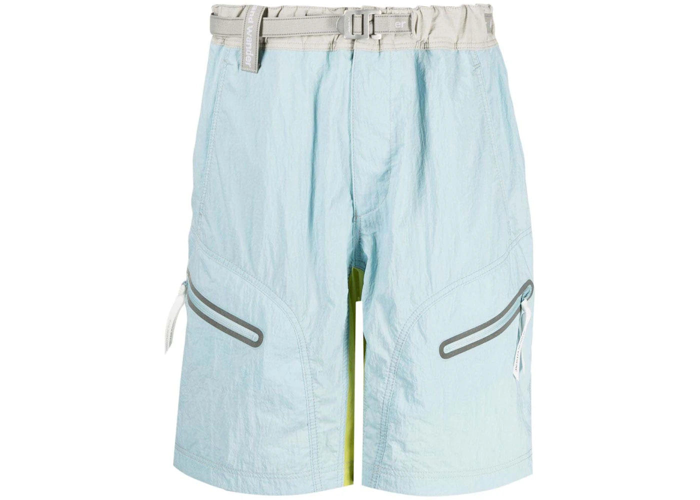 Maison Kitsune x And Wander Hiking Set Up Short Pant Blue/Green Color Block