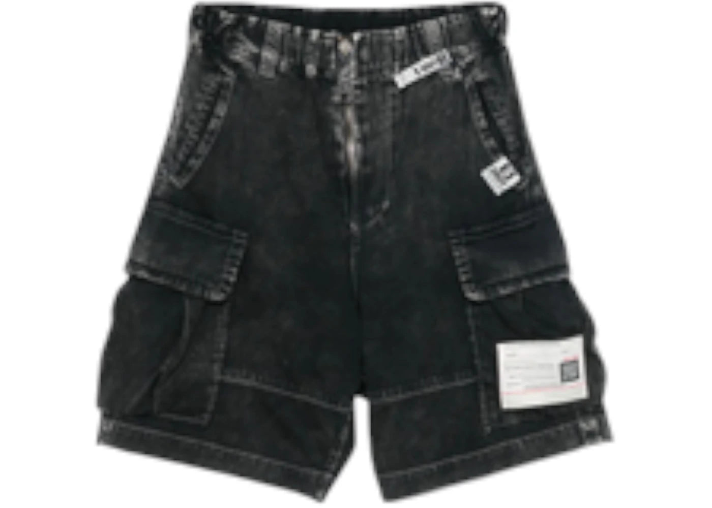 Maison Mihara Yasuhiro Amateur Sewn Cargo Shorts Black