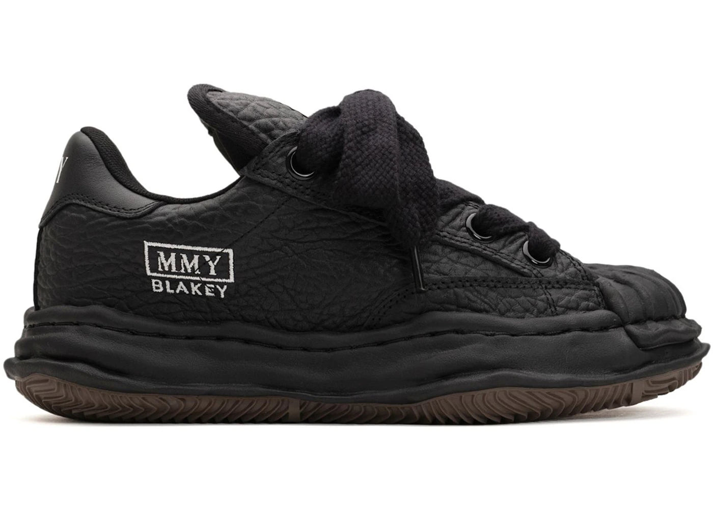 Maison Mihara Yasuhiro Blakey Puffer OG Sole Monster Leather Low Black