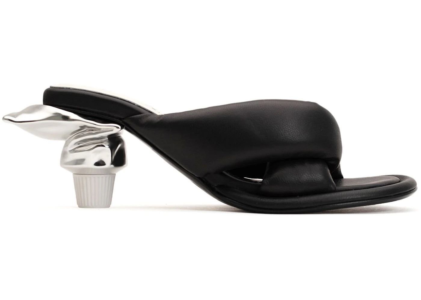 Maison Mihara Yasuhiro Toothpaste Heel Puffer Sandal Black (Women's)