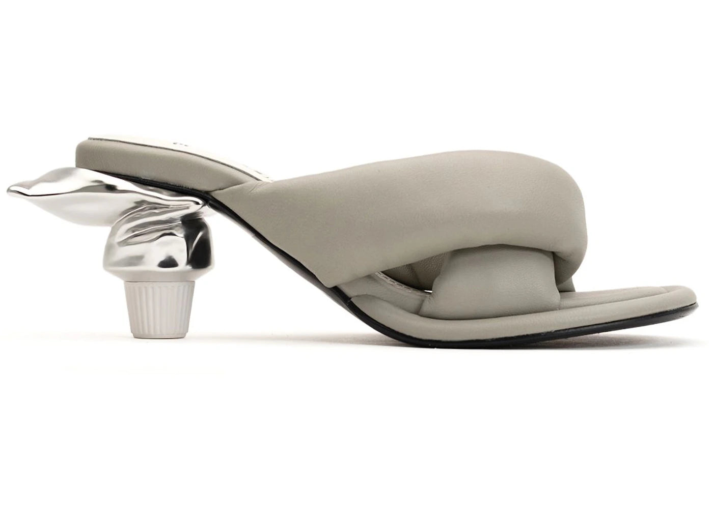 Maison Mihara Yasuhiro Toothpaste Heel Puffer Sandal Grey (Women's)