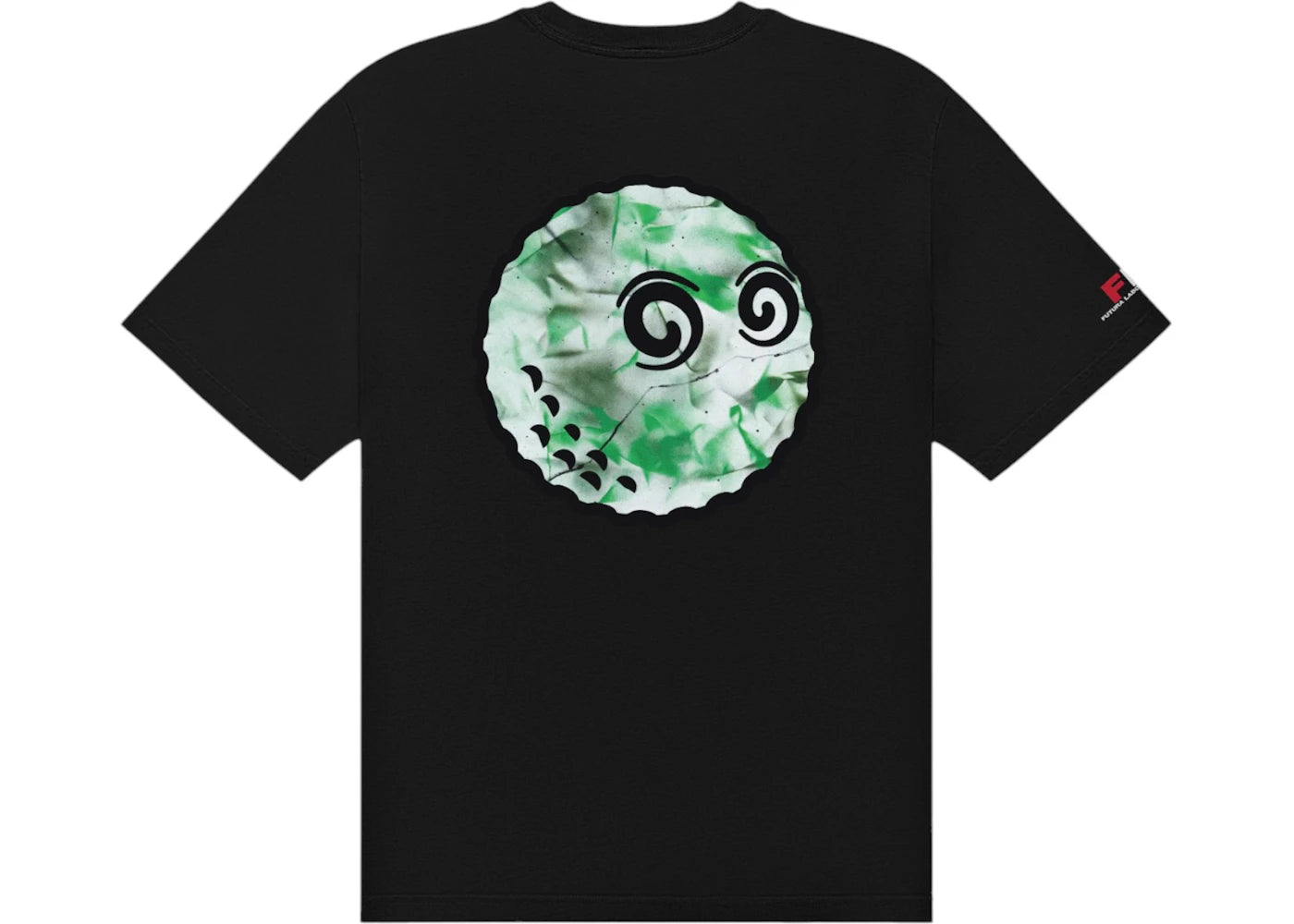 Malbon Golf x Futura Buckets Tee Black