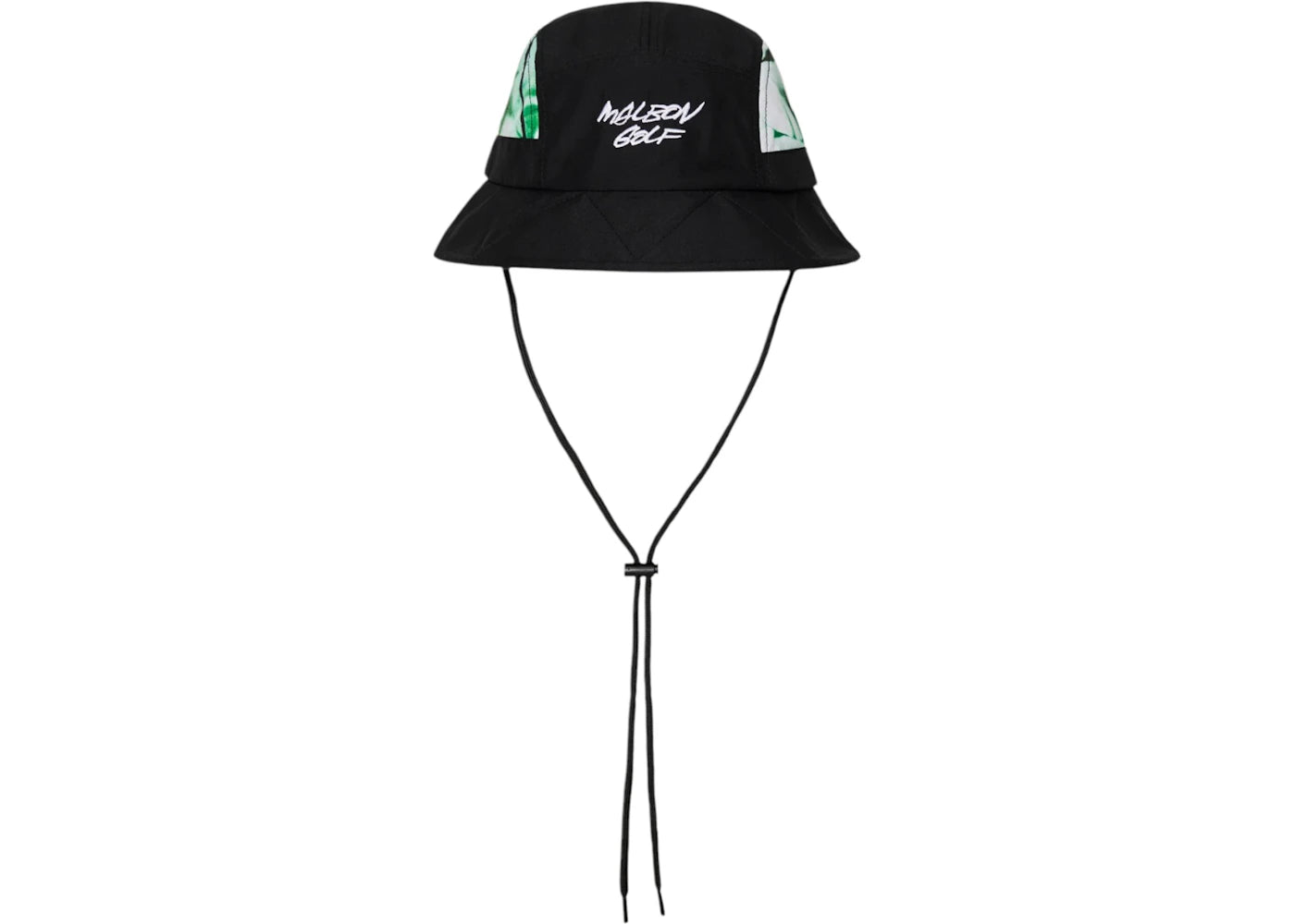 Malbon Golf x Futura Tag Bucket Hat Black