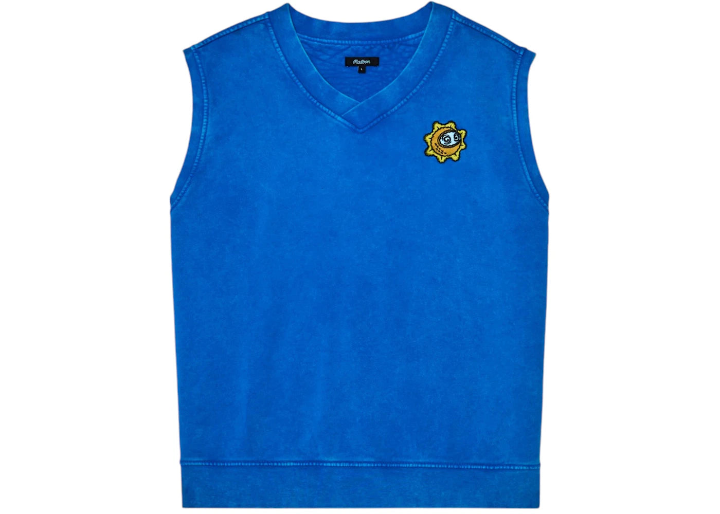 Malbon Golf x Glogang Fleece Vest Blue