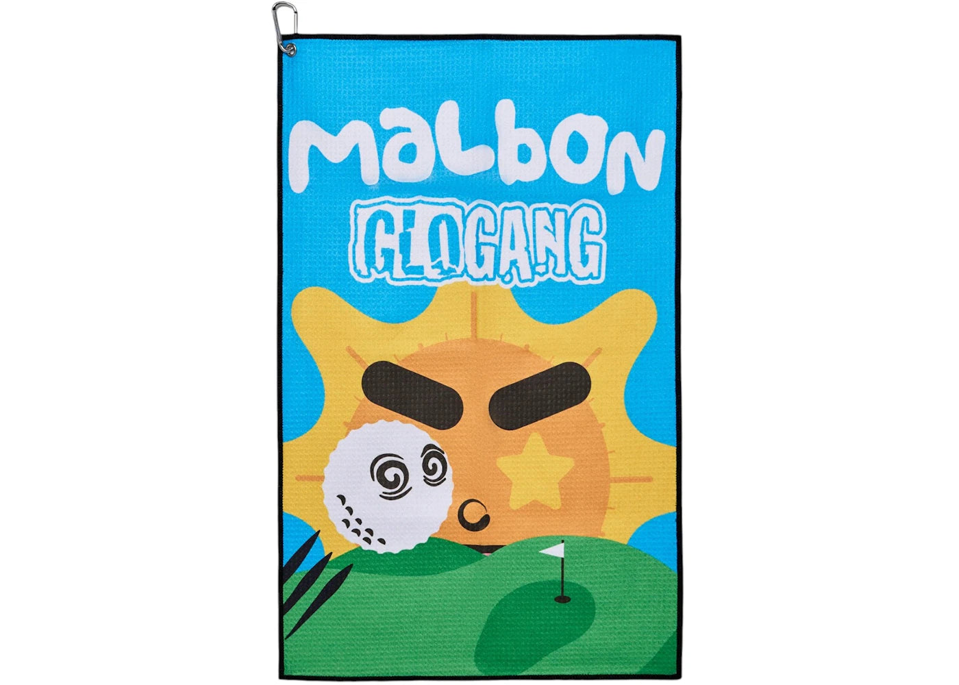 Malbon Golf x Glogang Golf Towel Blue