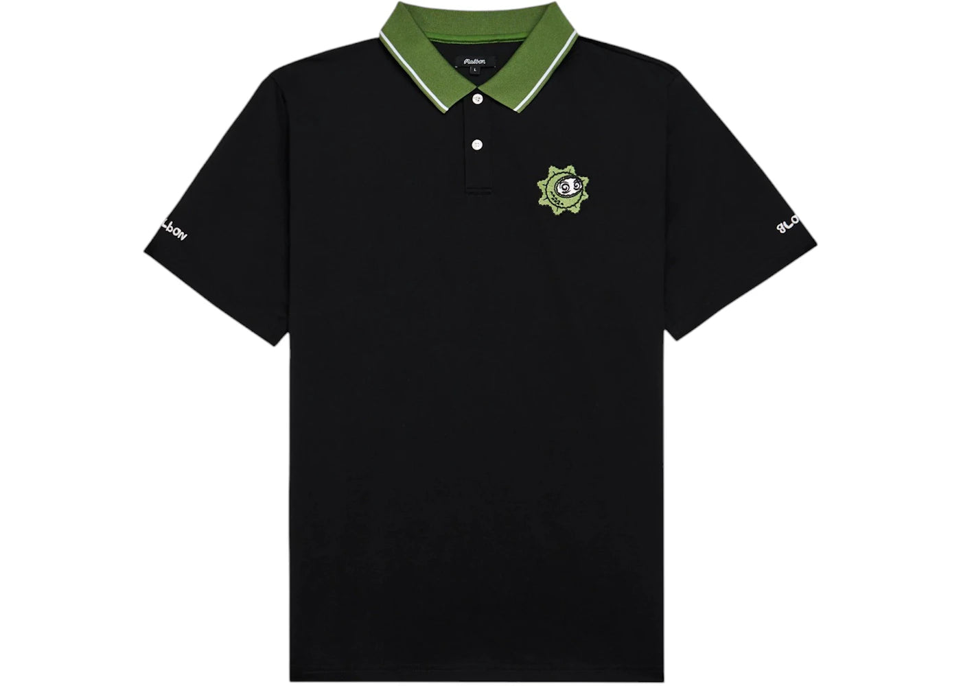 Malbon Golf x Glogang Performance Pique Polo Black
