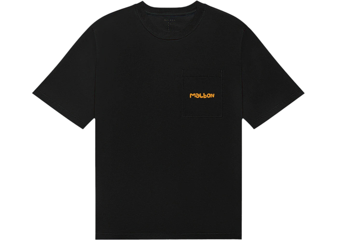 Malbon Golf x Glogang Pocket Tee Black