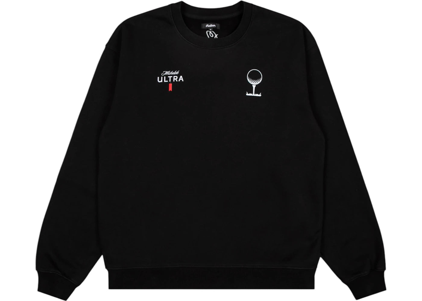 Malbon Golf x Michelob Ultra Crewneck Sweatshirt Black