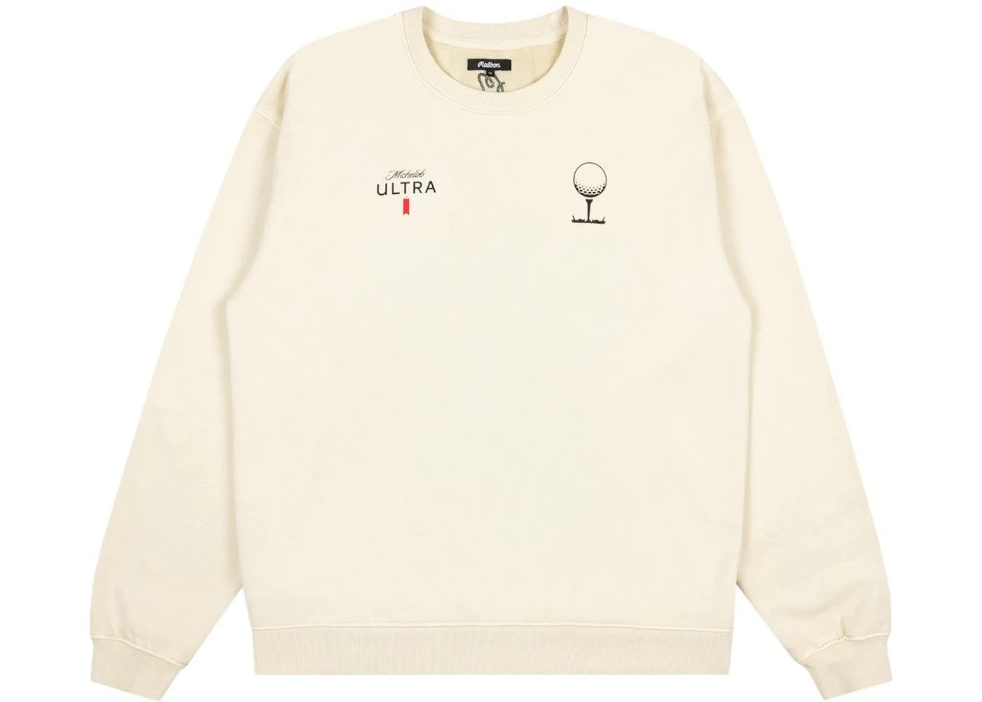 Malbon Golf x Michelob Ultra Crewneck Sweatshirt Cream