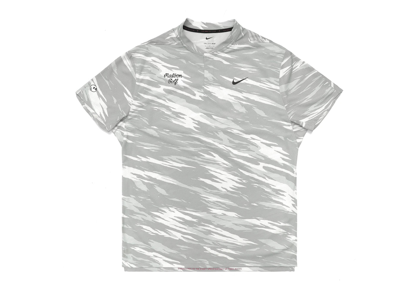 Malbon Golf x Nike Dri-FIT ADV Tiger Woods Blade Polo White/Black