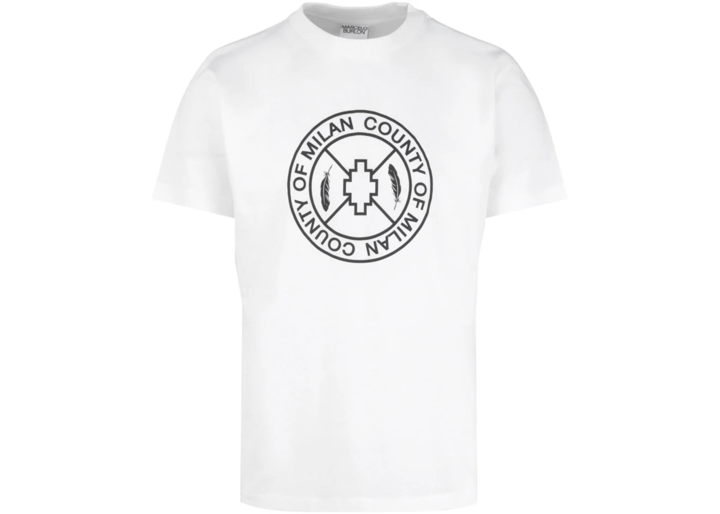 Marcelo Burlon Skate Cross Graphic T-shirt White