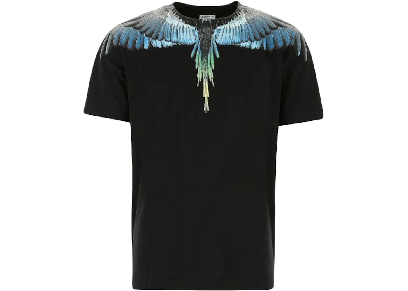 Marcelo Burlon Wing T-Shirt Black Blue Green
