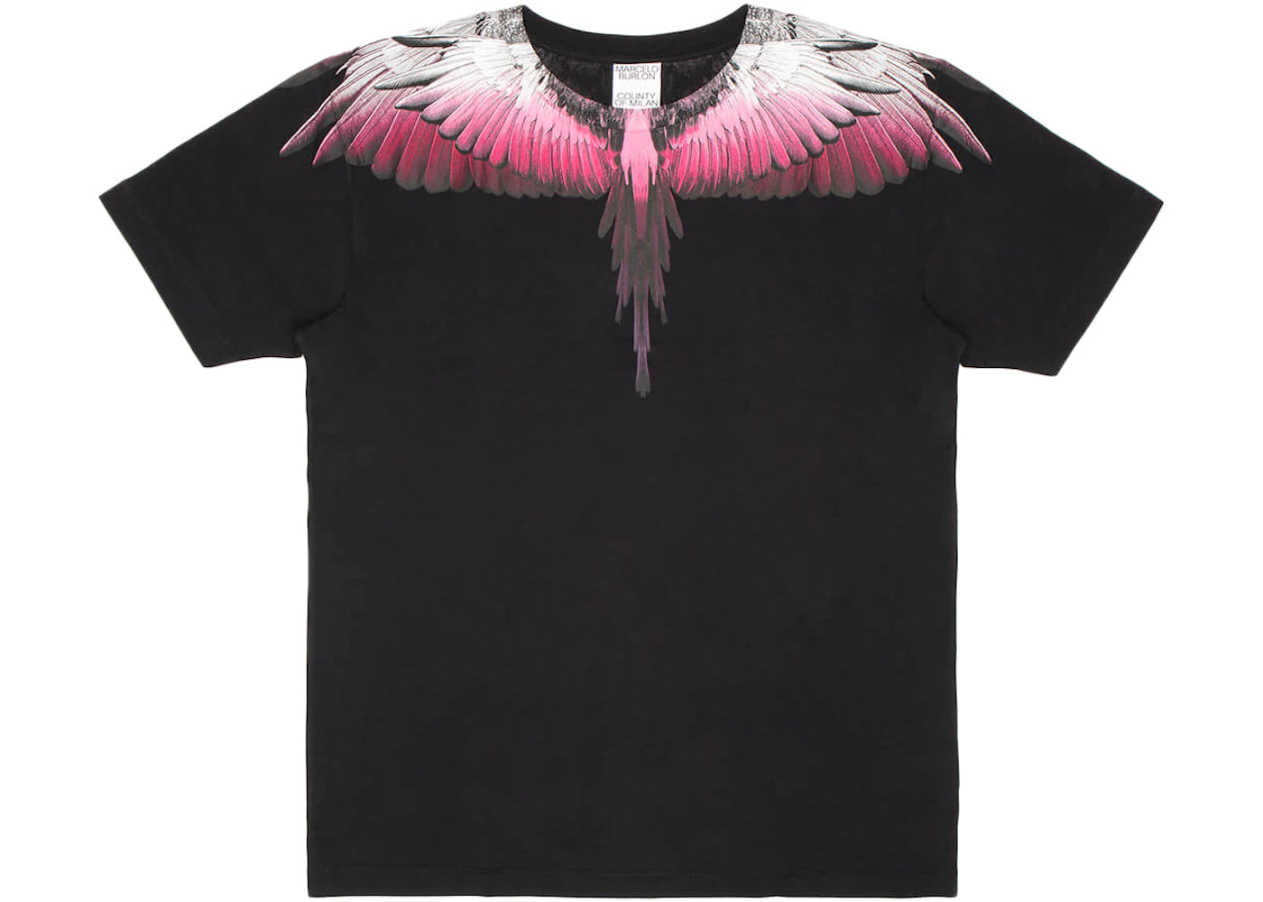 Marcelo Burlon Wing T-Shirt Black Pink