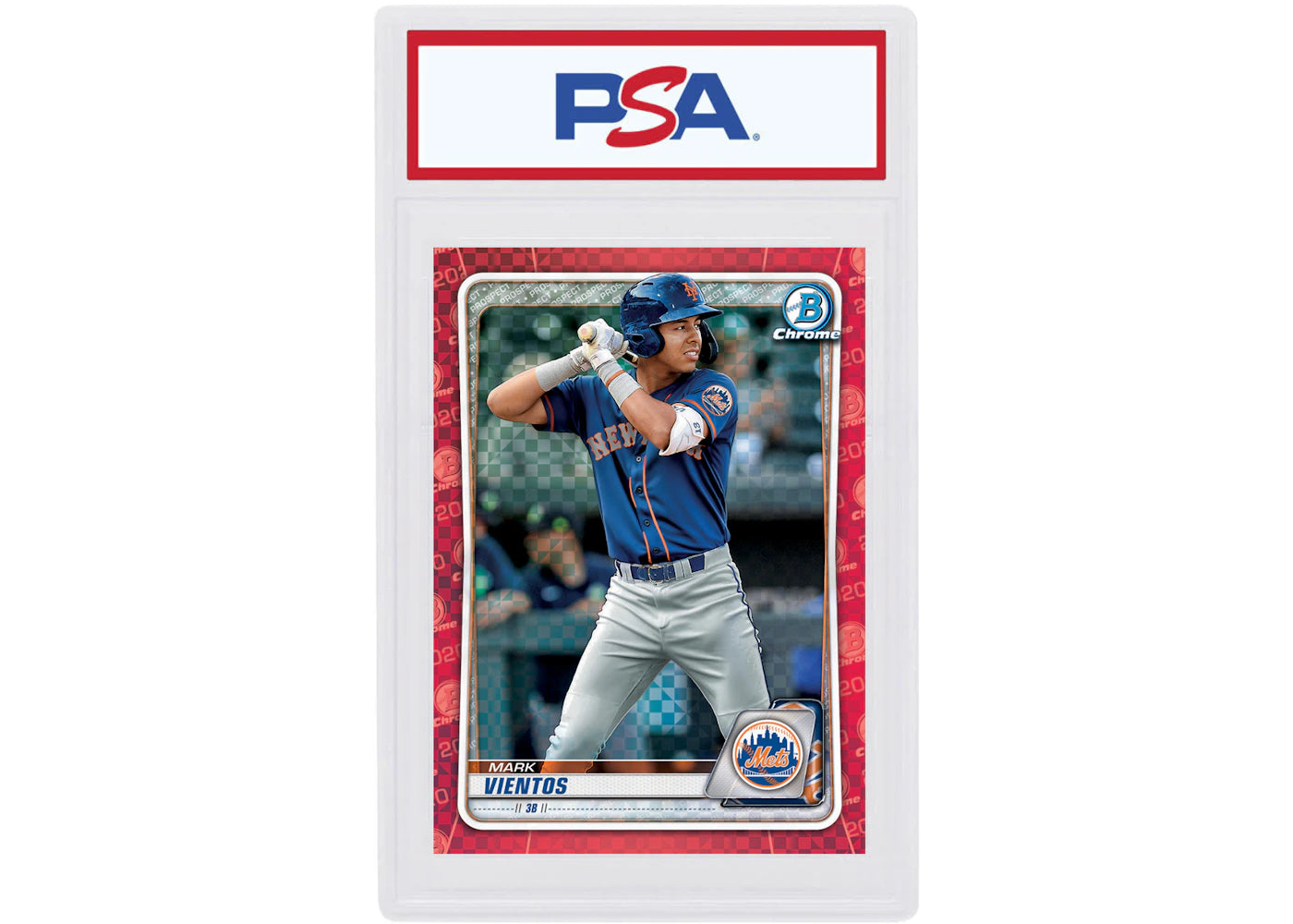 Mark Vientos 2020 Bowman Chrome X Red X-Fractor 1/1 #BCP-154 (PSA or BGS Graded)