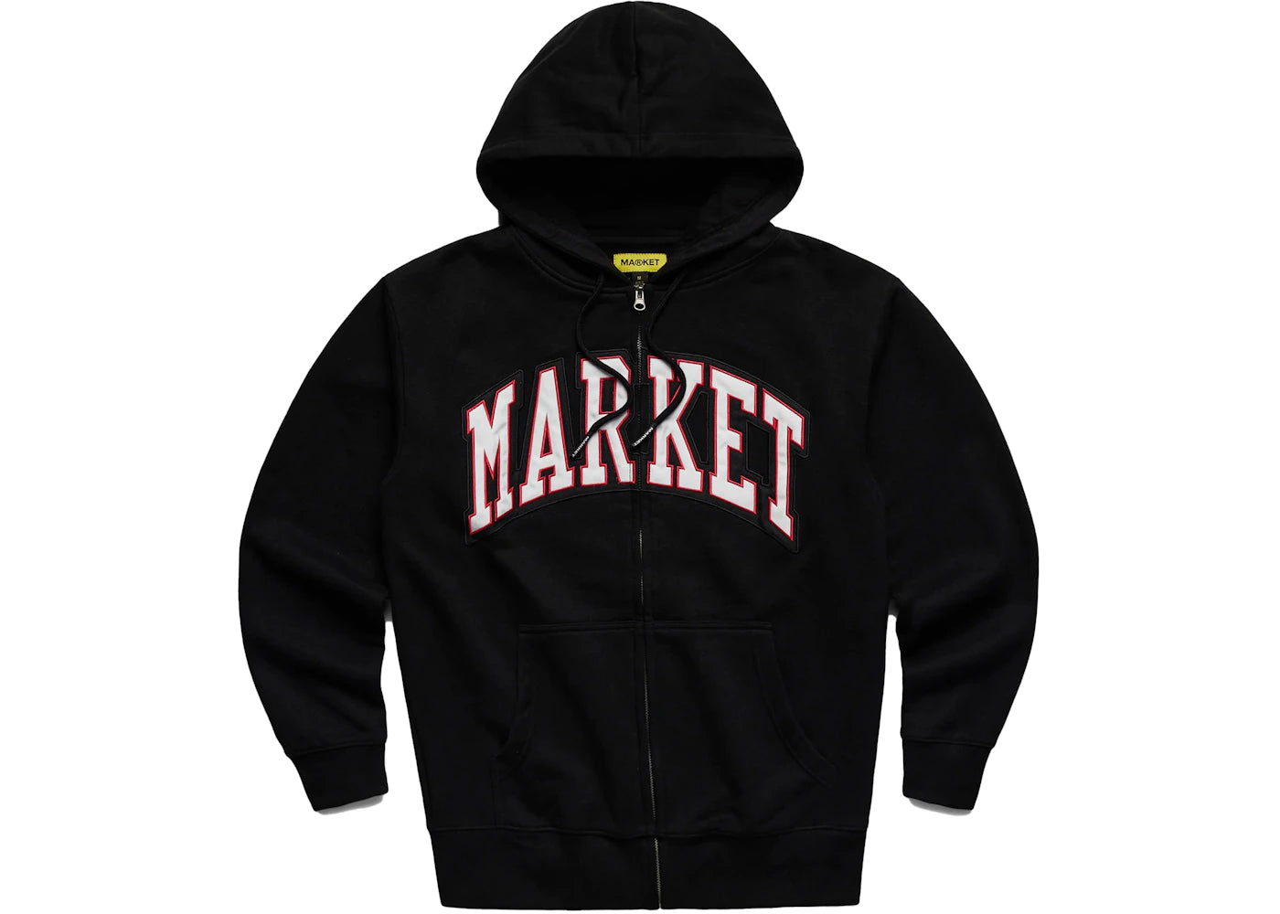 Market Arc Zip-Up Hoodie Black