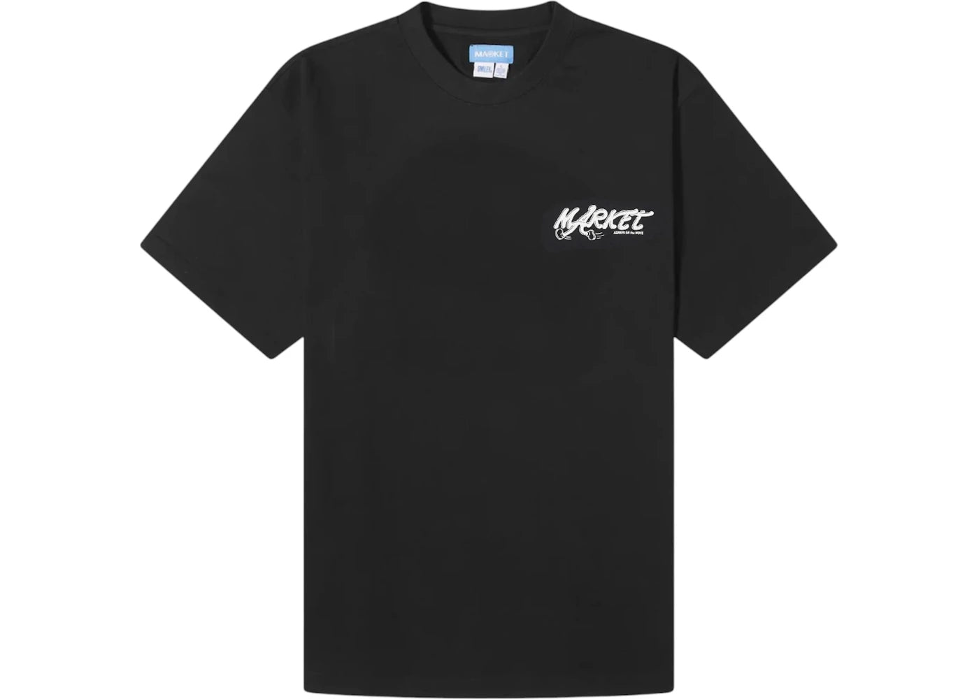 Market Audioman T-Shirt Washed Black